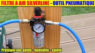filtre régulateur silverline 427596 pour un air comprimé propre et sec compresseur parkside pko 270