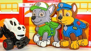 Щенячий патруль Игрушки Спиннер Превращение Видео для детей Мультики Paw Patrol toys video Spinner
