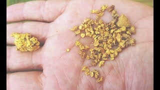 Поиск Самородков Золота, 10 пунктов по Поиску и Добычи, Часть 1, 2017, Search for Nuggets of Gold