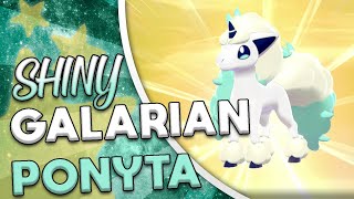 LIVE SHINY GALARIAN PONYTA in POKEMON SWORD and SHIELD REACTION (300+ EGGS!)
