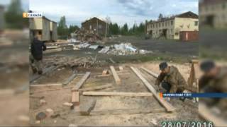 В селе Тополиное по программе «Переселение граждан из ветхого и аварийного жилья» строится 5 домов