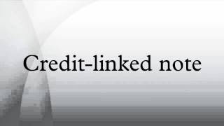 Credit-linked note