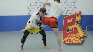 Проход в одну ногу в MMA. Самбо и грэпплинг. Павел Малышев. Single leg takedown in MMA