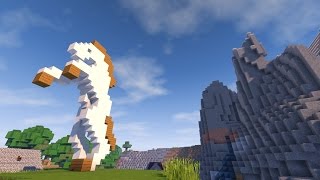 СТАТУЯ ЛОШАДИ В МАЙНКРАФТ - Как построить? Statues of horses in Minecraft