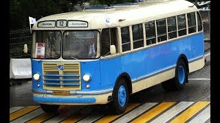 Автобусы: Зис-8,155, Лиаз-158В, 677, 677М, Лаз-695Е, Икарус-55,180