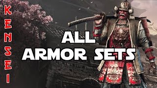 Grand Armor Set Revealing | All Kensei Armor Sets | For Honor