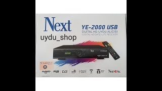 Next YE 2000 USB Full HD Uydu Alıcısı Wifi Aparat Kutu Açılımı ve İnceleme