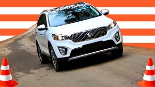 KIA Sorento Prime: Лосиный тест. Торможение. Крены