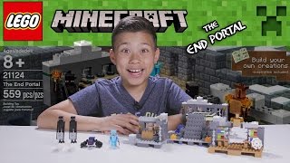 LEGO MINECRAFT - Set 21124 THE END PORTAL - Unboxing, Review, Time-Lapse Build