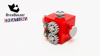 LEGO MOC FIDGET CUBE (Red) | 62pcs | Brick Builder Creations