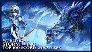 WORLD BOSS: Storm Wing (249M TOP 100) w/ Taka | Seven Knights [OUTDATED]