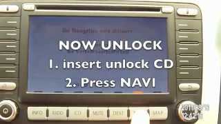 How to update and unlock VW MFD2 DVD system 2013