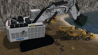 Farming simulator 17 - Mining and construction economy timelapse ep#9