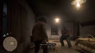 The incest Couple Brother chases only if you hogtie Sister, Red Dead Redemption 2