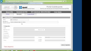FACTURACION ELECTRONICA PAGINA DEL SAT