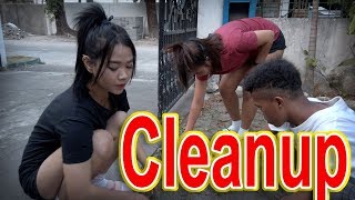 Mariano, Belle & Kat - New House Cleanup part 1 | SY Talent Entertainment