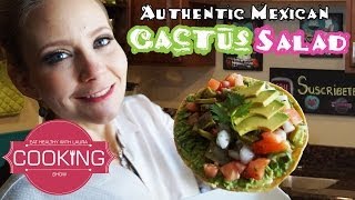Nopales salada recipe How to peel and cook mexican nopales
