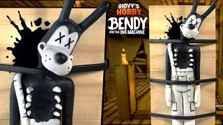 How to make GUTTED / DEAD BORIS ➤ Bendy and the ink machine (BATIM) ★ Polymer clay Tutorial