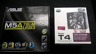 Cooler Master Hyper T4 Installation on Asus M5A78L Motherboard