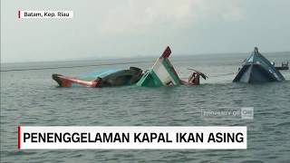 Lakukan Pencurian Ikan, 6 Kapal Berbendera Vietnam & Thailand Ditangkap