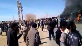 درگیری کشاورزان ورزنه اصفهان با نیروی یگان ویژه