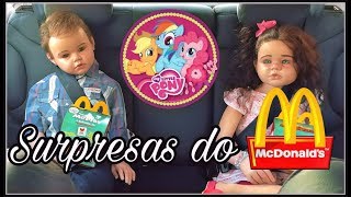 PETER TOYS LEVOU OS GÊMEOS REBORN AO MC DONALDS PASSEIO REBORN TODDLER ENZO E MAYA