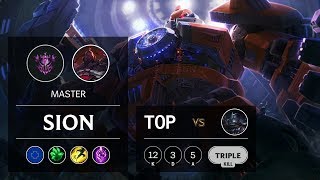 Sion Top vs Shen - EUW Master Patch 9.12