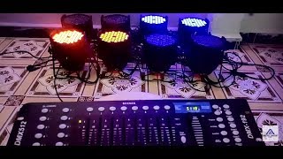 Led Light tutorial in hindi | DMX 512 Controller | Page 1 & Page 2 Running settings