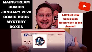 Mainstream Comics January 2020 Comic Book Mystery Boxes! NICE hit!!