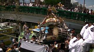 平成24年 品川・荏原神社例大祭（南の天王祭） 御神面神輿海中渡御