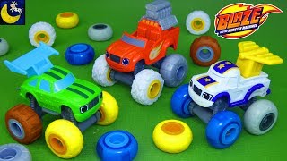 Blaze and the Monster Machines Toys Tune Up Tires Darington Pickle Bouncy Tires Best Toys Ever Video