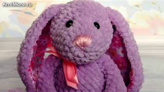 Амигуруми: схема Плюшевой Зайки. Игрушки вязаные крючком - Free crochet patterns.