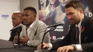 DANIEL JACOBS v LUIS ARIAS - OFFICIAL (POST FIGHT PRESS CONFERENCE  W/ EDDIE HEARN & ANDRRE ROZIER