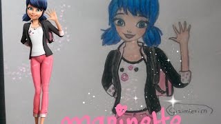 Mucize Uğur böceği Marinette Çizimi / How to draw Miraculous Ladybug Marinette