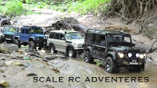 4x4 off-road rc adventures Land Rover defender 110, defender 130, TLC80, defender 110 pickup