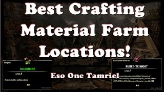 ESO | Best Material Farming Locations (Ore, Runes, Wood, Etc) | One Tamriel