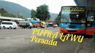 Jalur ekstrim Tawangmangu naik bus terkeren dijalurnya...