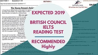 ? IELTS GENERAL READING TEST 2019 with ANSWERS ?