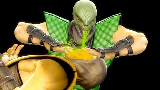 Mortal Kombat 9 - All Fatalities & X-Rays on Scorpion MK1 Costume 4K Ultra HD Gameplay Mods