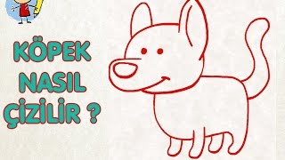 Çocuklar için Köpek Çizimi - Çocuk için Resim Çizmek - Resim Nasıl Çizilir - Çizme Teknikleri