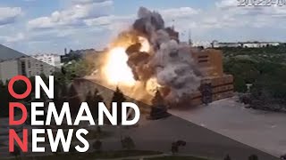 Russian Airstrike WIPES OUT Kharkiv's Culture Centre