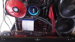 Montaje con Nvidia 1080 AMD Ryzen 7 y enfriamiénto líquido Kraken