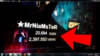 Youtube Live Subscriber Count Widget On Desktop Win 7/10 (2019)
