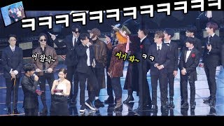 화면 속 모습에 빵터진 갓7, 세븐틴 : GOT7, SEVENTEEN laughing because of the screen : 편집 직캠 Edited fancam