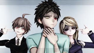 MMD |ダンガンロンパ / Danganronpa| ECHO【Naegi · Hinata · Kaede】
