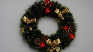 Рождественский венок своими руками. Handmade Christmas Wreath.