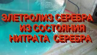 Электролиз серебра минуя стадию хлорида