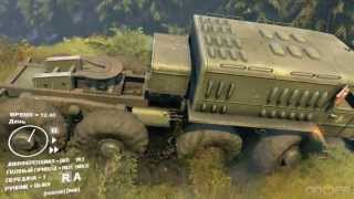 Грузовик Маз в грязи SpinTires Tech