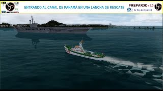 [P3D v2.5][Ultra Settings] Entrando en el Canal de Panamá