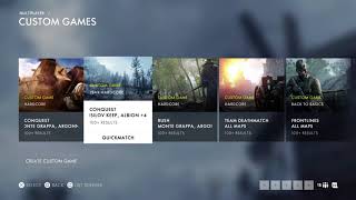 Battlefield™ 1 Server Browser Error - please read description